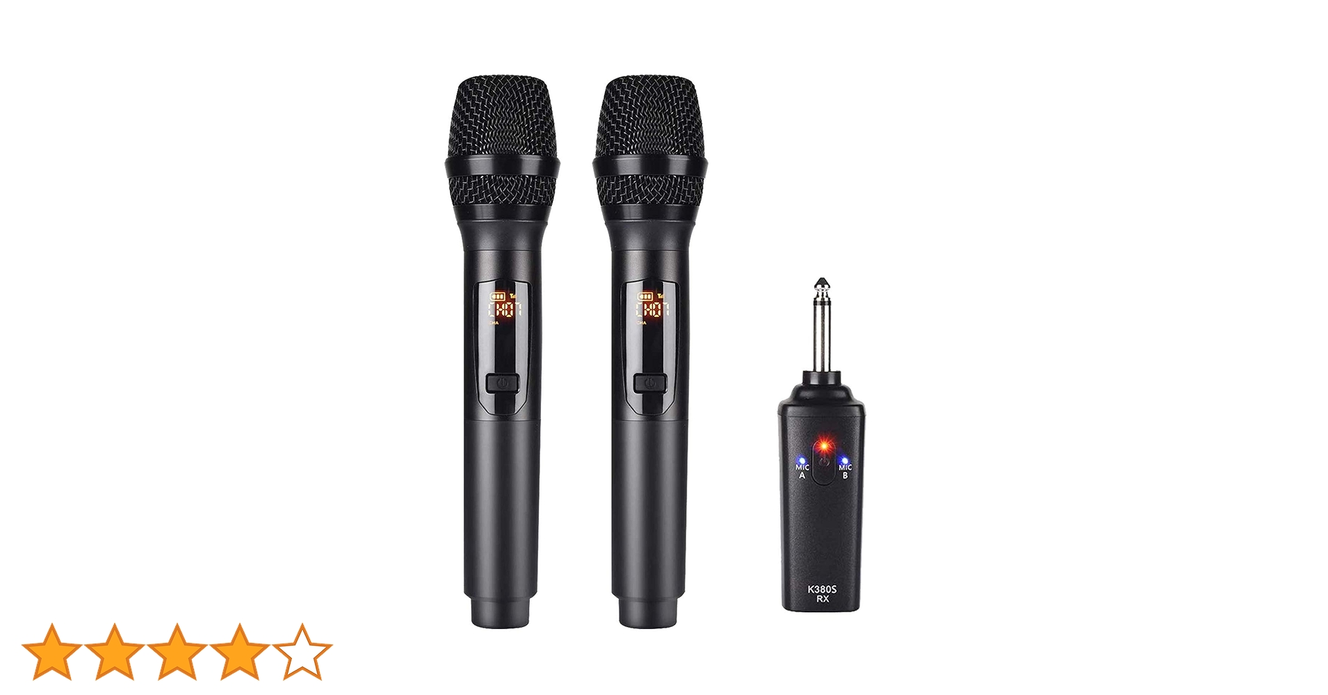 Amazon.co.jp: Kithouse K380Sワイヤレスマイク カラオケ 無線マイク